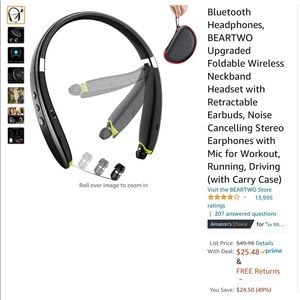 Never used wireless bluetooth headphones